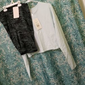 Fabletics Short And Crop Top